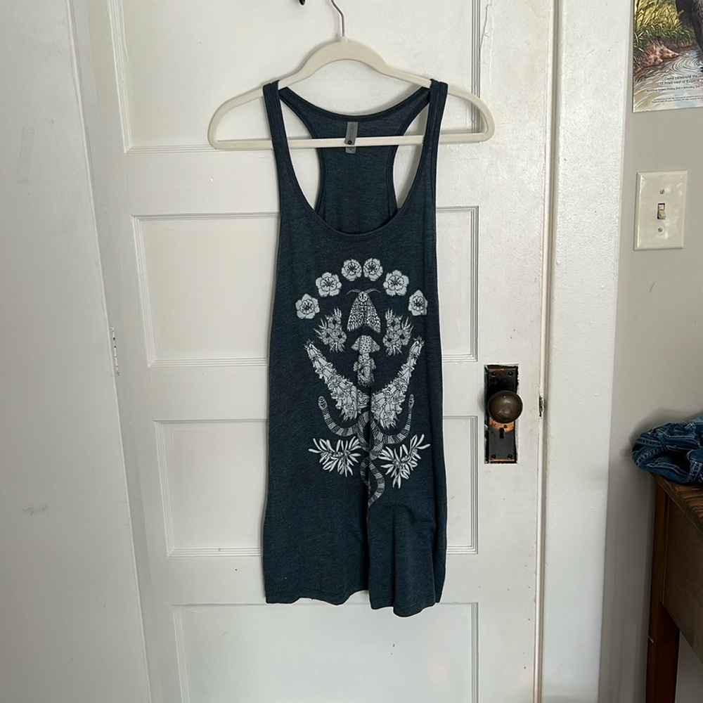 Botanical tank dress